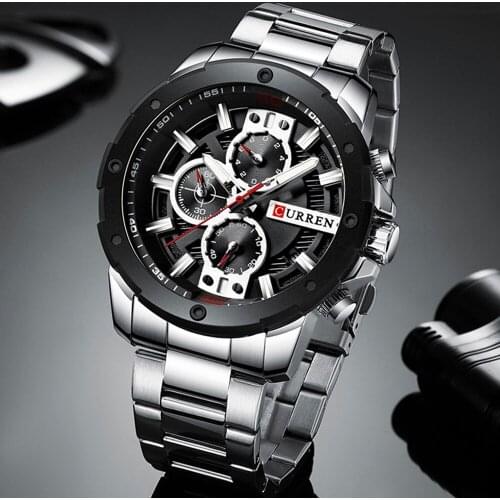 CURREN Luxury Brand Analog sports Wristwatch Display Date Mens Quartz Watch Business Watch Men Watch relogio masculino