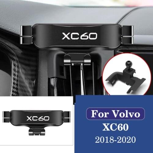 Car Mobile Phone Holder Special Mounts Stand GPS Gravity Navigation Bracket For Volvo XC60 2018 2019 2020 Car Accessories