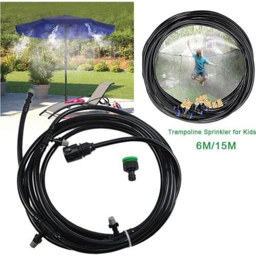 Children Trampoline Sprinkler Durable Safe Dedicated PE High Pressure Atomizing Cooling Pipe Multifunctional Water Cooling Pipe
