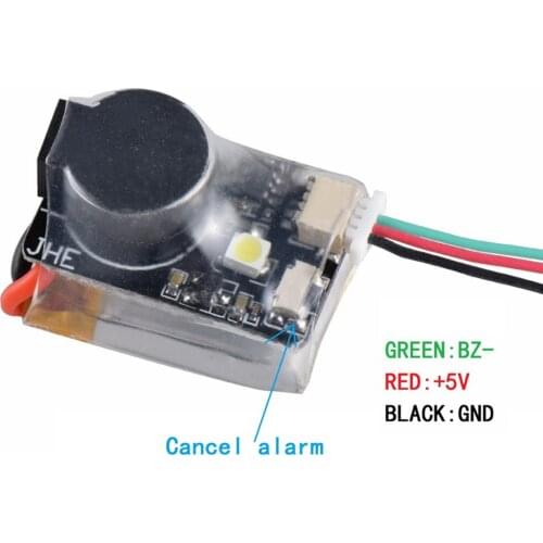 Feichao Finder JHE42B/JHE42B_S 5V Super Loud Buzzer Tracker 110dB with LED Buzzer Alarm For FPV Racing Drone Flight Controller