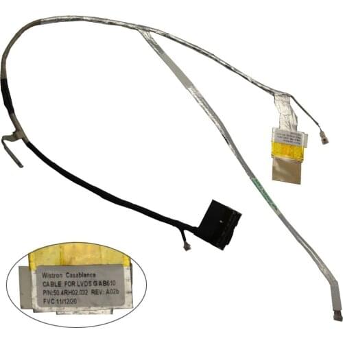 Hot Laptop LCD Video Screen Cable For HP Pavilion Dv6-6000 DV6-6135 DV6-6137 DV6-6140 50.4RH02.032 Notebook Display Cable