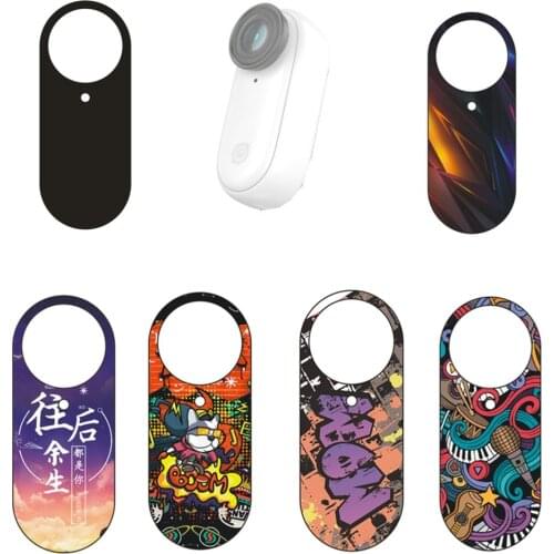 2 PCS Front Body Sticker Protective Stickers Personalized Skin Cover for Insta360 GO 2 GO2 Action Camera Sticker Skin