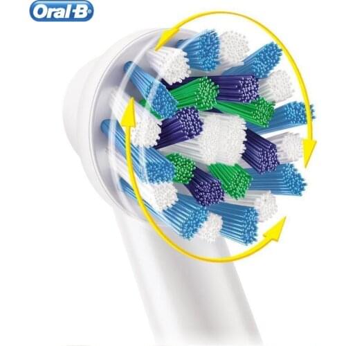 Oral B EB50 Toothbrush Heads Replacement Soft Bristle Cross Action Rotation Plaque Removal Tooth Brush Head Oral-b Original