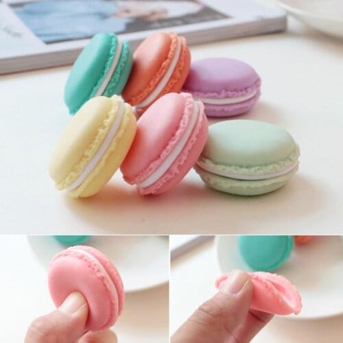 Pink Blue Yellow Soft Colorful Hoop Earrings For Jewelry Candy Storage Pill Box Cute Mini Macaron Cosmetic Bag Earphone Box