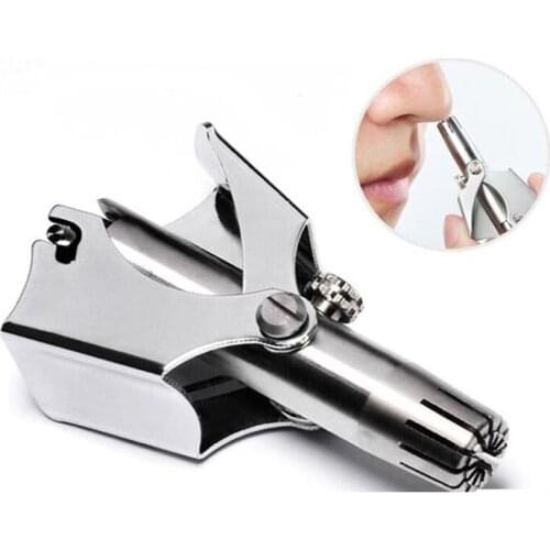 Wonderlife Stainless Steel Ear Nose Trimmer Razor Safety Care Beauty Nose Manual Body Trim Washable Nose Hair Tool Men And Women