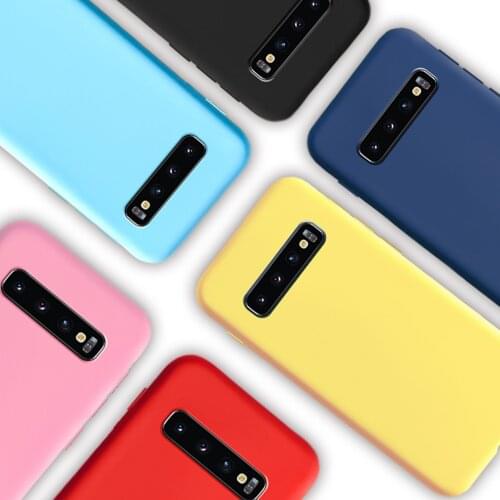 Ultra Thin Matte Phone Case For Samsung Galaxy S10 Plus S7 S7 edge S8 S9 Plus S20 S21 Note 8 9 10 20 Ultra Silicon cover case