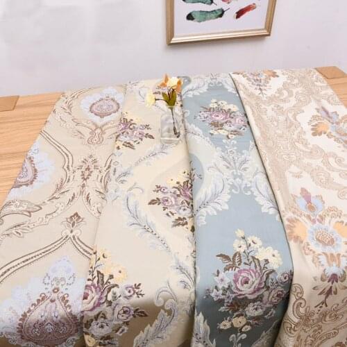 European style high precision jacquard fabric for cushion sofa chair quilting sewing patchwork delicate tissue upholstery