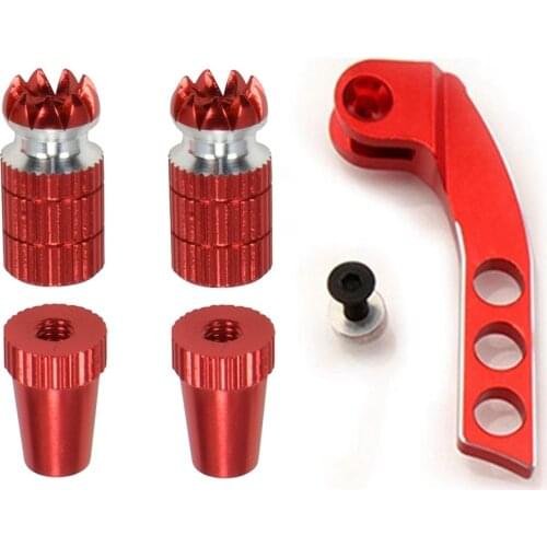 2 Set RC Car Part: 1 Set Transmitter Stick Ends Controller Thumb Rocker & 1 Set 4-Hole Transmitter Neck Strap Balancer