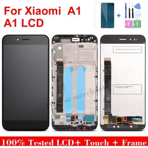 5.5"Original 10-Touch AAA Quality LCD For Xiaomi A1 LCD With Frame Display FHD Screen For Xiaomi A1 LCD Display Screen