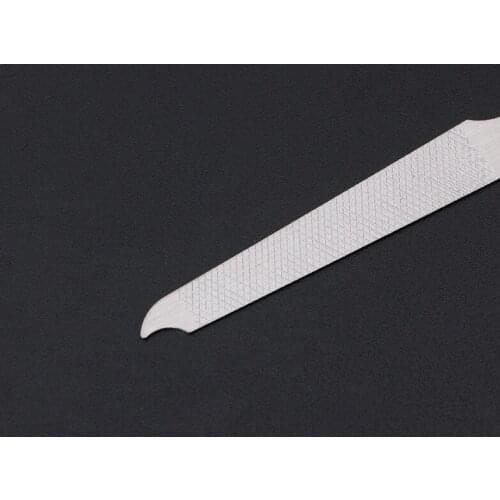 10pcs Dual Sided Stainless Steel Metal Nail Art File Manicure Pedicure Tool