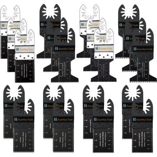 20pcs Multi-Function Saw Blade Accessories Oscillating MultiTool Saw Blades for Renovator Power Wood Cutting Tool Bits