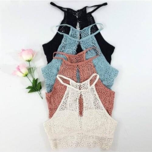 2020 Sexy Summer Womens Tank Tops Laides Bustier Bra Lace Vest Crop Top Bralette Blouse Top