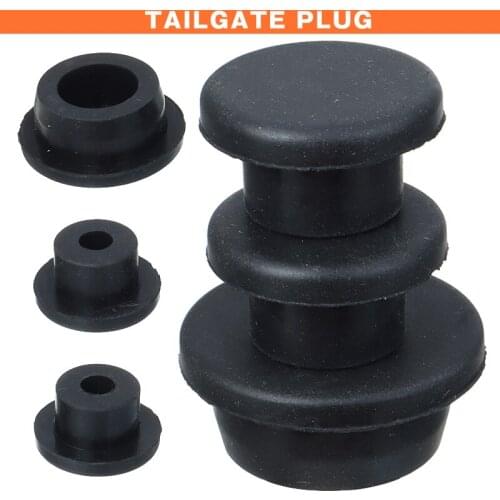 3pcs Rubber Tailgate Plug Removable Plug Set Waterproof Plugs Accessories For Jeep Wrangler JK 2007-2018