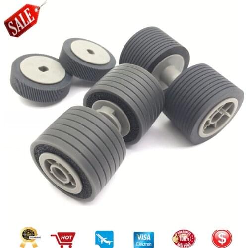 5X PA03575-K011 PA03575-K012 PA03575-K013 Pick Roller Set Brake Roller Separator Roller Tire Rubber for Fujitsu fi-6400 fi-6800