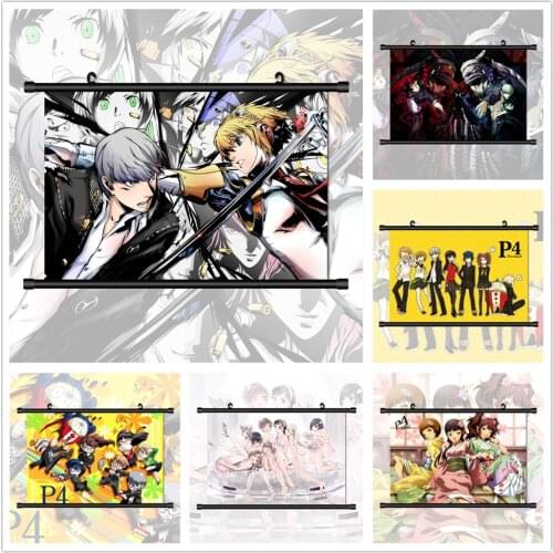 Persona 4 Anime Manga HD Print Wall Poster Scroll
