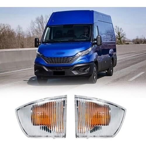 Car Clear Door Mirror Indicator Light Pair Left & Right for Iveco Daily 2006-2014
