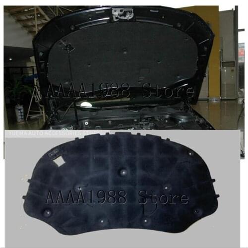 For Volkswagen Passat B6 2005-2010 Car Heat Sound Insulation Cotton Front Hood Engine Firewall Mat Cover Noise Deadener