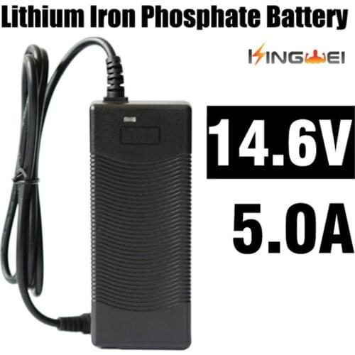 KingWei 1 Pcs Fast Charger AC 14.6V 5A Li-ion Lithium Battery Pack Charger 5.5mm US EU UK Plug For Electric Bicycle Bike