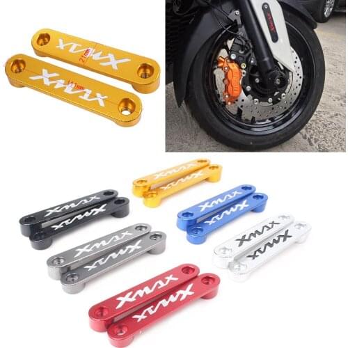 CNC Aluminum Motorcycle Front Axle Coper Plate Decorative Cover For Yamaha Xmax 300 XMAX300 X-MAX 300 2017 2018