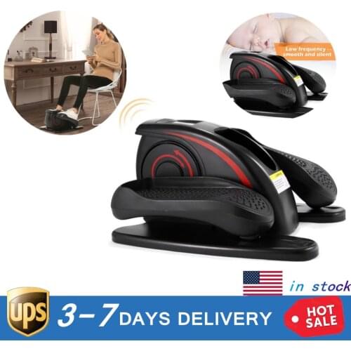 45W Electric Elliptical Trainer Pedal Exerciser Adjustable Speed Indoor mini stepper fitness fitness equipmrnt leg arm lose weig