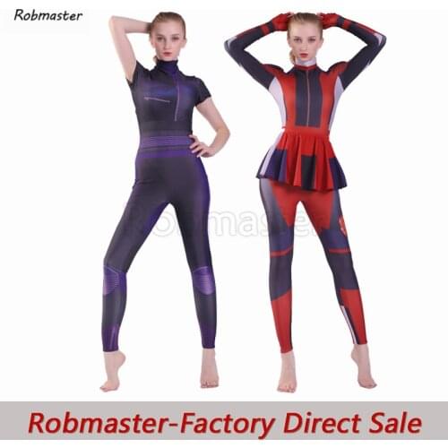 Descendants 3 Girls Evie Mal Cosplay Costume Spandex Zentai Kids Adults Bodysuit Suit Jumpsuits Halloween Costume