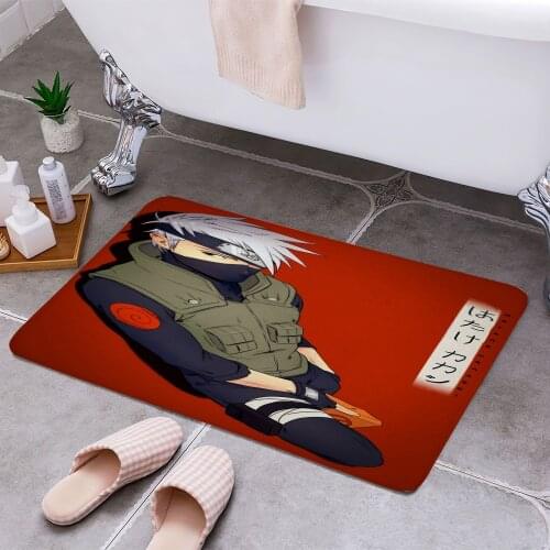 Kakashi 3D Print Doormats Rectangle Non-Slip DoorMat Bedroom Kitchen Entrance Print Door rugs Dropshipping