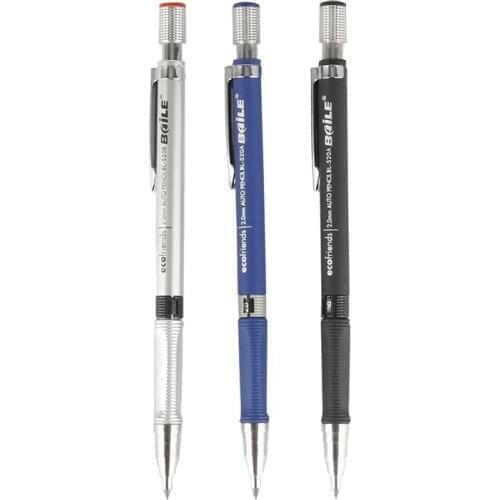 Mechanical Pencil Stationery Set 2.0mm Automatic Pencil Pencils for Writing Kids Gift School Exam Supplies