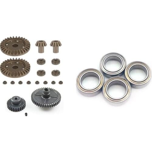 Metal Motor Reduction Differential Gear With 144001-1297 Bearing For Wltoys