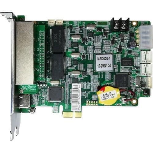 Novastar MSD600 full color led control sending card 4 port big sending card for large led screen display