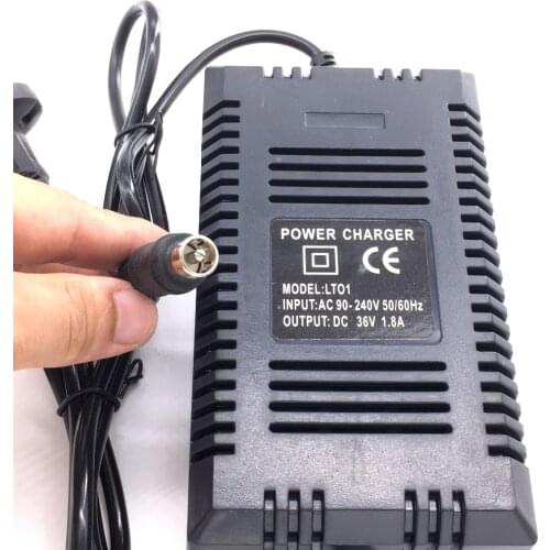 New 36v Scooter Charger Smart Electric Bike Car Charger EU Plug Lead Acid Battery Charger 1.8A 36V RCA Lotus Output AC 90-240V