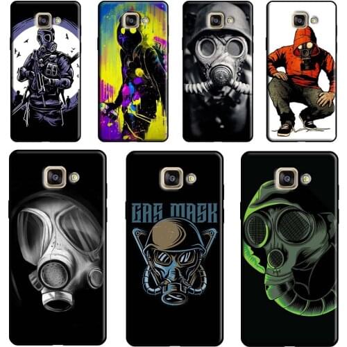 Gas Mask Phone Case For Samsung Galaxy J7 J5 J3 2017 A3 A5 J1 2016 J6 J4 Plus A6 A8 A7 A9 J8 2018