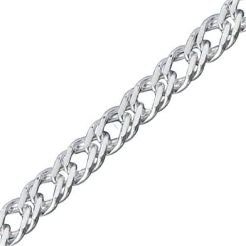 Silverlina Silver 100 Micron Rombo Chain Necklace