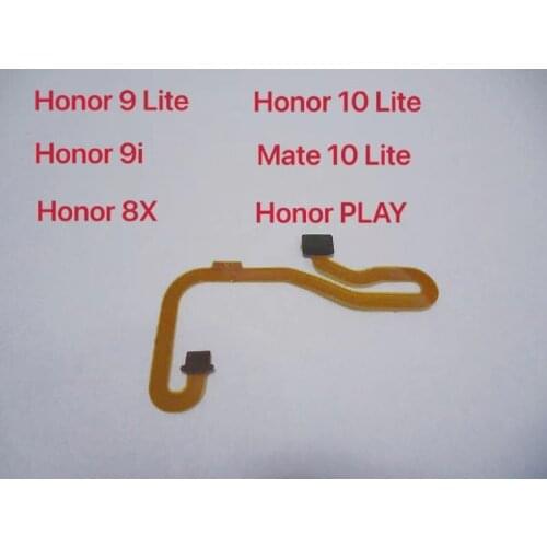 Fingerprint Scanner Sensor Extended Flex Cable For Huawei Honor 8X 9 9i 10 Lite 7X 8A 8C Play Mate 10 20 Lite