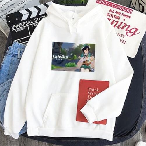 Hot Game Genshin Impact Hoodies Sweatshirts Women Men Print Pullovers Streetwear Unisex Hip Hop Casual Cotton Tops 300