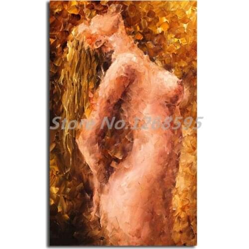 The Pleasure Of Lust Sexy Woman Canvas Painting Nude Girl Print Bedroom Home Decor Modern Wall Art Oil Poster Salon Pictures