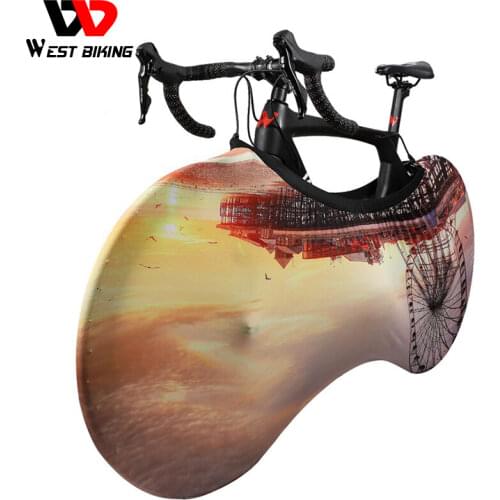 WEST BIKING Universal Bike Cover Dust-proof Scratch-proof Bike Wheel Cover Road MTB Bicycle Wheel Protective Gear For Bike