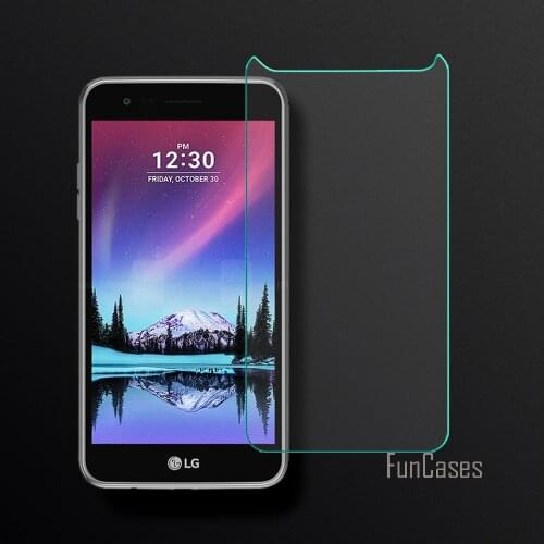 Screen Protector Film For LG K4 2017 LV1 Anti-Scratch Front HD Film For LG K4 2017 2.5D Curved Edge Screen Tempered Glass 0.26mm
