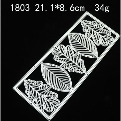 2021 Cutting Dies Of Strip Leaf Sunflower Frame Scrapbooking Paper DIY Cards Postcard Craft Stencil Album Handcraft Emboss Mold