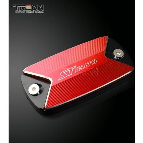 CNC Aluminum Accessories Front Brake Fluid Reservoir Cap Motorcycle Cover Ornamental For Honda ST1300 ST-1300 2002 2003