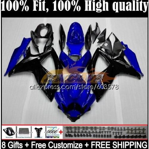 Injection For SUZUKI GSXR 600 750 CC GSXR-750 K6 750CC 5CL.34 GSXR750 GSXR-600 06 07 GSXR600 2006 2007 OEM Fairing blue black