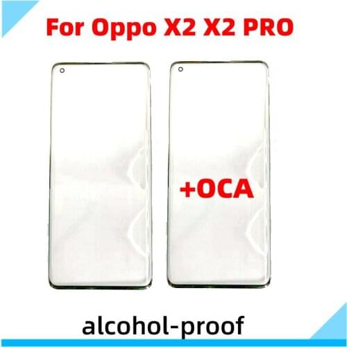 Quality Touch Panel Glass Lens Cover For Oppo Find X2 / X2 Pro Front LCD Outer Glass Lens Replacement Parts