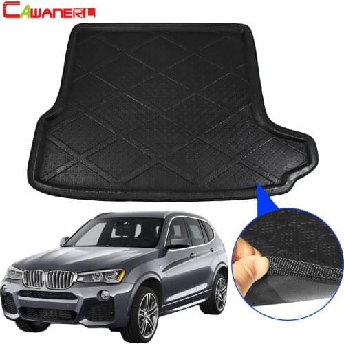 Cawanerl Car Tail Trunk Mat Boot Tray Liner Luggage Cargo Carpet Mud Pad For BMW X3 E83 2004 2005 2006 2007 2008 2009 2010