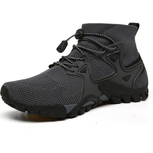 Men Women Wading Shoes Water Footwear Breathable Upstream Antiskid Outdoor Sports Wearproof Beach Sneakers Size 36-47