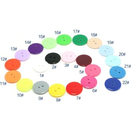 Resin 2-holes Round Buttons Sewing Fasteners Craft scrapbooking DIY 7.5mm 9mm 11.5mm 12.5mm 15mm 18mm 20mm 23mm 25mm 100pcs/lots