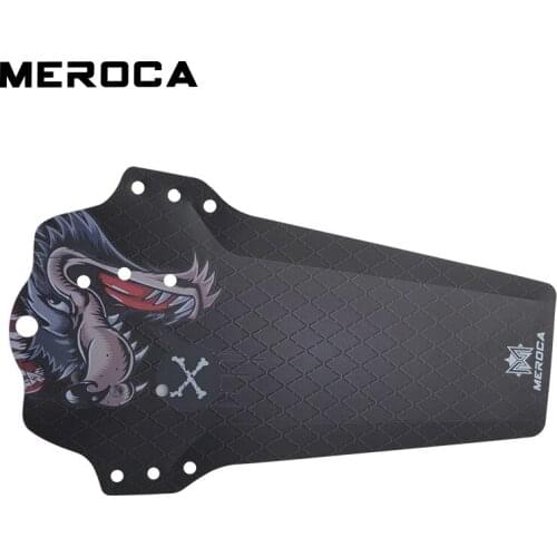 MEROCA MG-N MTB Mountain Road Bicycle Fender Iamok Bike Front Rear Mudguard Cycling Rainplate PP5 Material Accessories