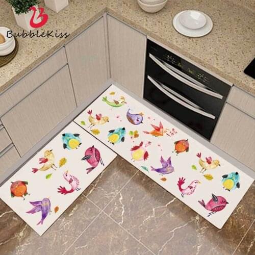 Bubble Kiss Kitchen Rug Cartoons Simple Carpet Modern Home Rugs Living Room Bedroom Decor Kitchen Mat Carpets Non-Slip Area Rugs