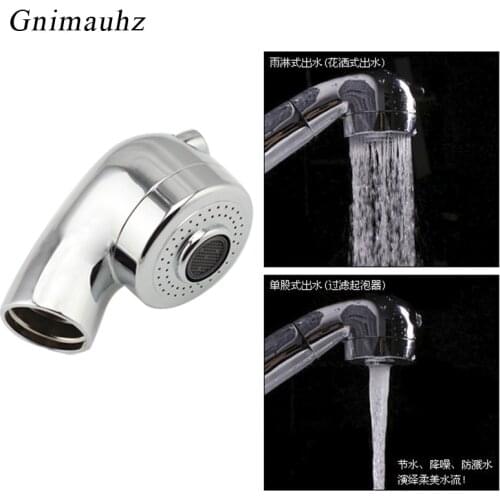 2 Functions Kitchen Pull Out Faucet Sprayer Nozzle Water Saving Bathroom Basin Sink Shower Spray Head Water Tap Faucet Filter