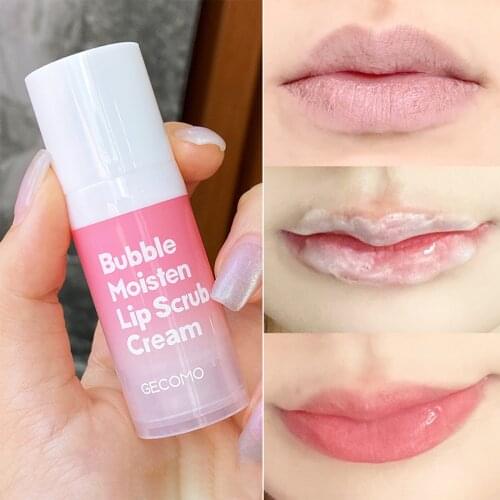 Bubble Moisturizing Lip Scrub Exfoliating Full Lip Lip Gloss Exfoliating Dead Skin Nourishing Lip Care Before Lip Balm