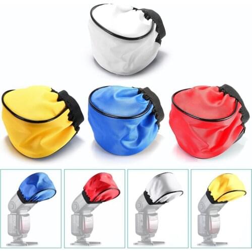 Flash Light Diffuser Soft Box Softbox for Canon Nikon Sony YongNuo Godox Viltrox DSLR on Camera Speedlite Accessories 4 Color