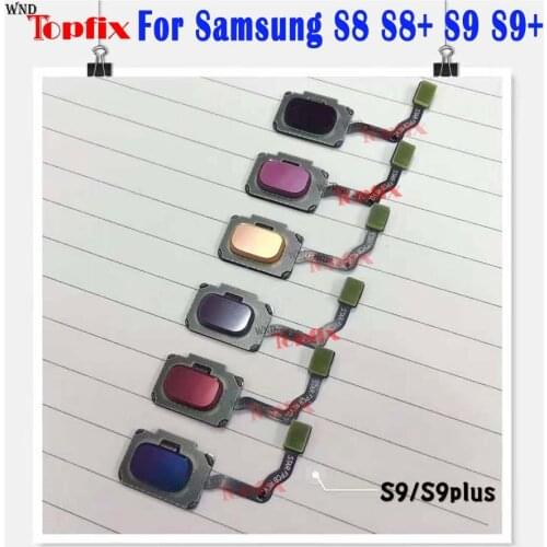 Touch ID For Samsung S9 Home Menu Button Flex Cable Ribbon G960 G965 Replacement Parts For Samsung S9 Plus Fingerprint Sensor
